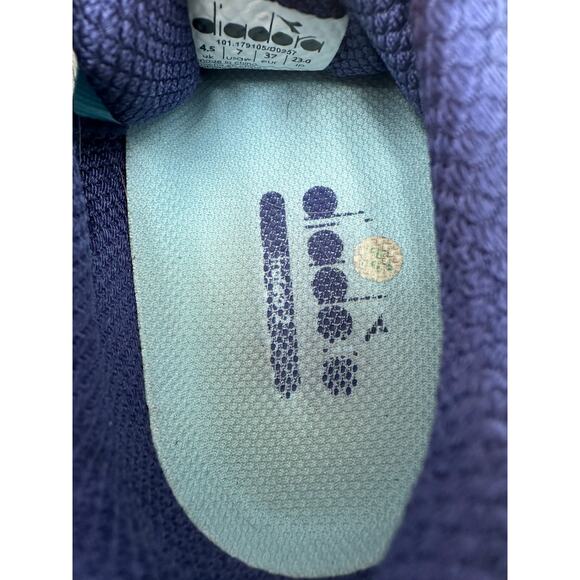 Diadora Mythos Blushield Vigore 2 NEW Women's Running Shoe Wht/Blu/ Pnk US Sze 7 - Picture 9 of 9